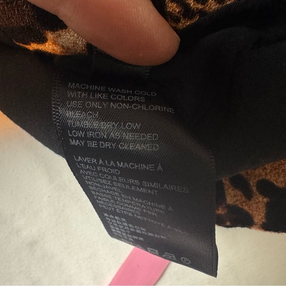 Urban Outiftters NWT Animal Leopard Tiger Print Patchwork Tank Dress Linen Sz L - Picture 11 of 12